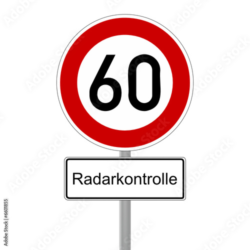 radarkontrolle verkehrszeichen