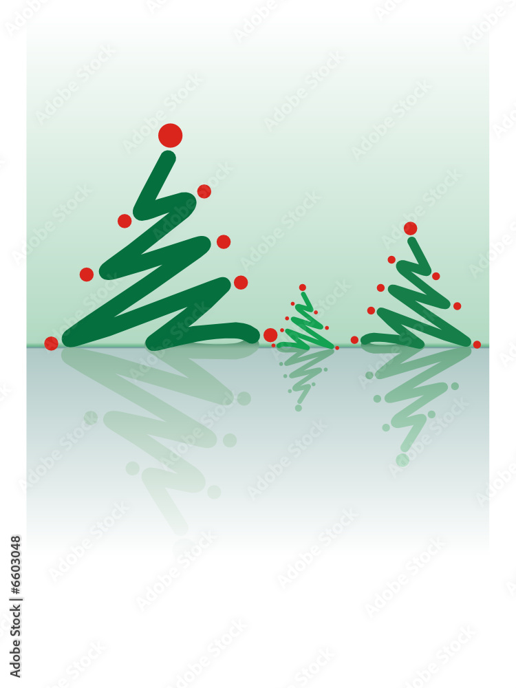 árvore decorativa de natal, vector