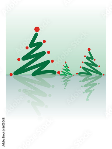 árvore decorativa de natal, vector