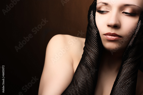 Beautiful woman portrait photo