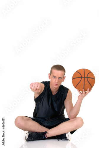 Young male basketball player © Patrick Hermans