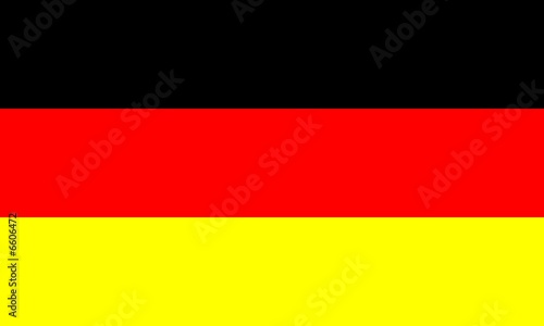 black, red and yellow flag of germany with official proportion