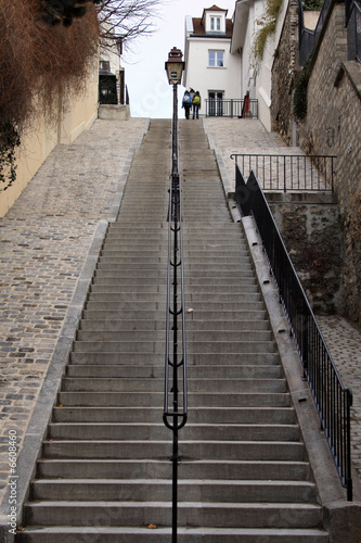 steile Treppe