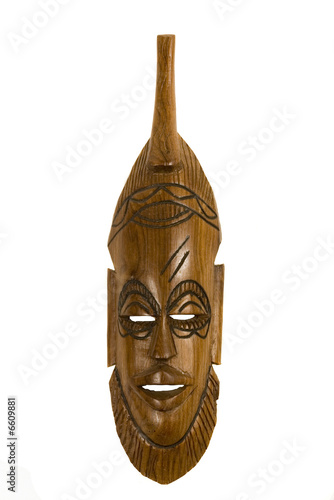 wooden african mask