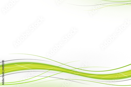 Green and gray waves