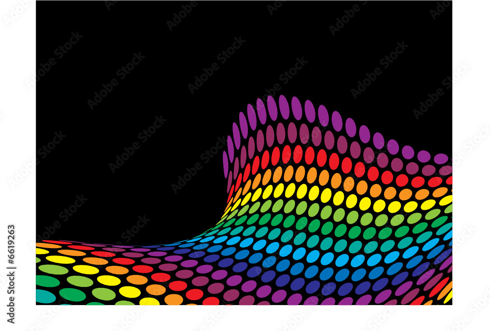 ocean swell inspired rainbow background with copy space ocean swell inspired rainbow background with copy space