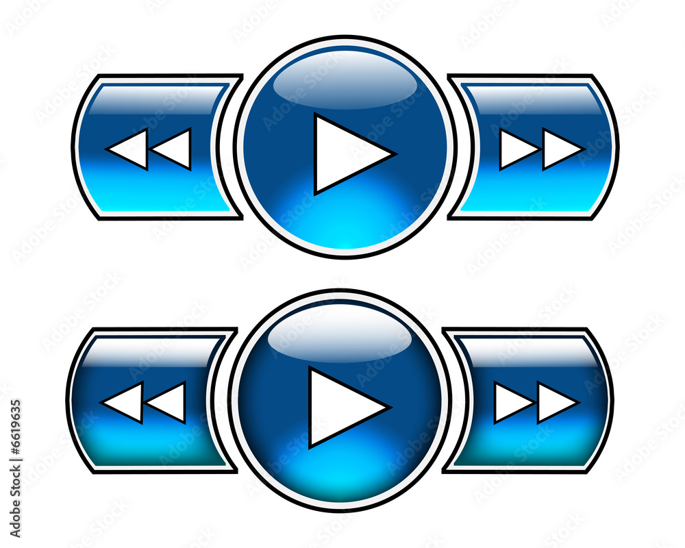 Play and fast forward/backward buttons Play and fast forward/backward buttons