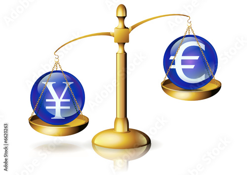 Balance avec un euro faible face au yen
