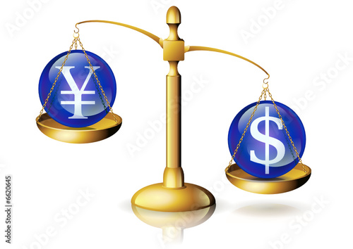 Balance avec un dollar fort face au yen