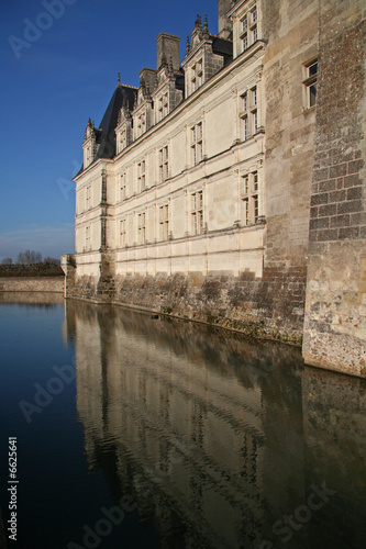 Reflet du château de Villandry 