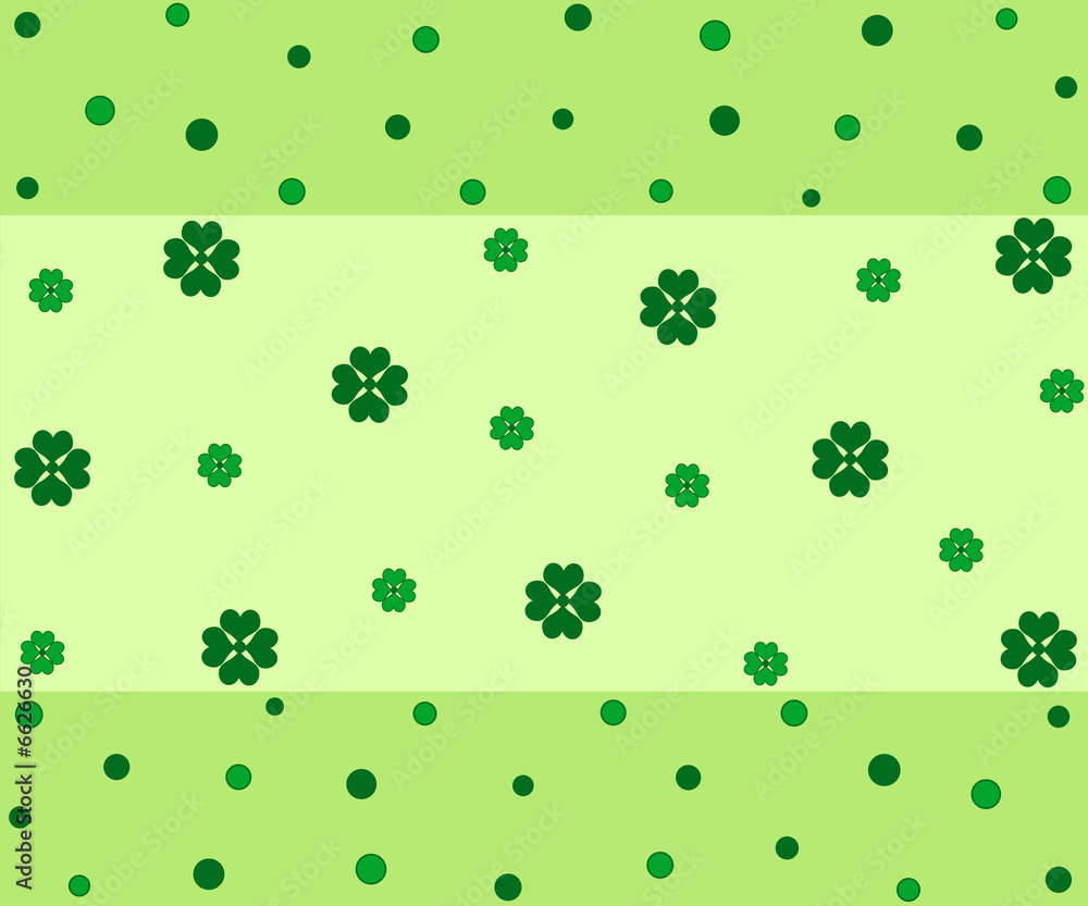 Green clovers Green clovers