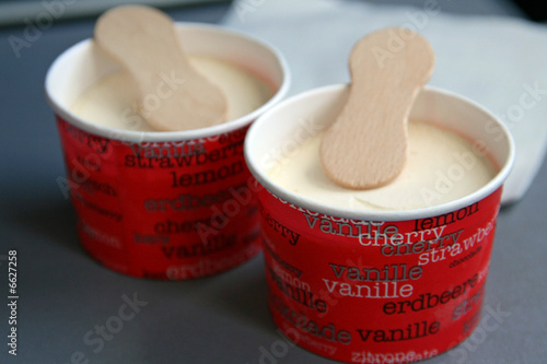 Petits pots de crème glacée