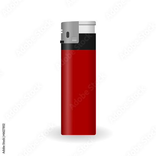feuerzeug dunkelrot