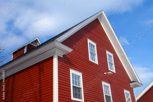 Wallpaper Mural Top of red barn house Torontodigital.ca