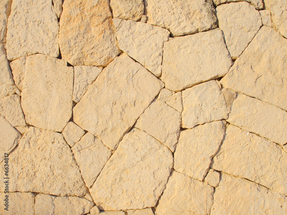 Obraz premium Stone wall, Mexican style