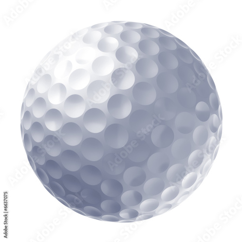 golf ball isolated