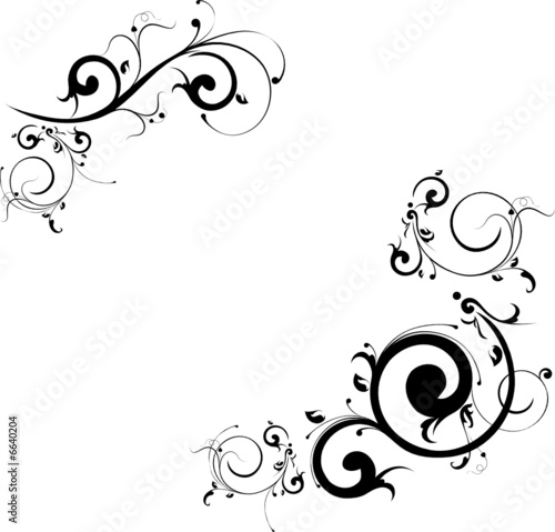 Floral corners