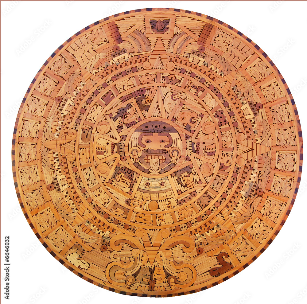 Naklejka premium mayan calender