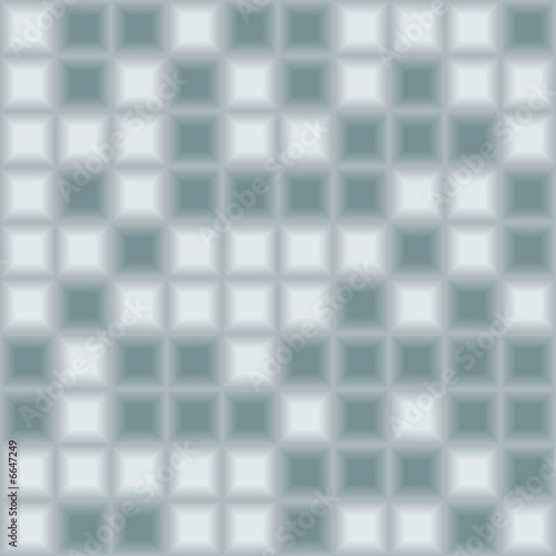 Blue 3d tiles - seamless vector pattern