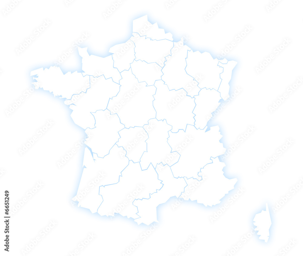 Carte France Hollow