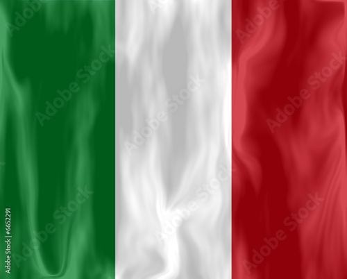 drapeau italie flottant