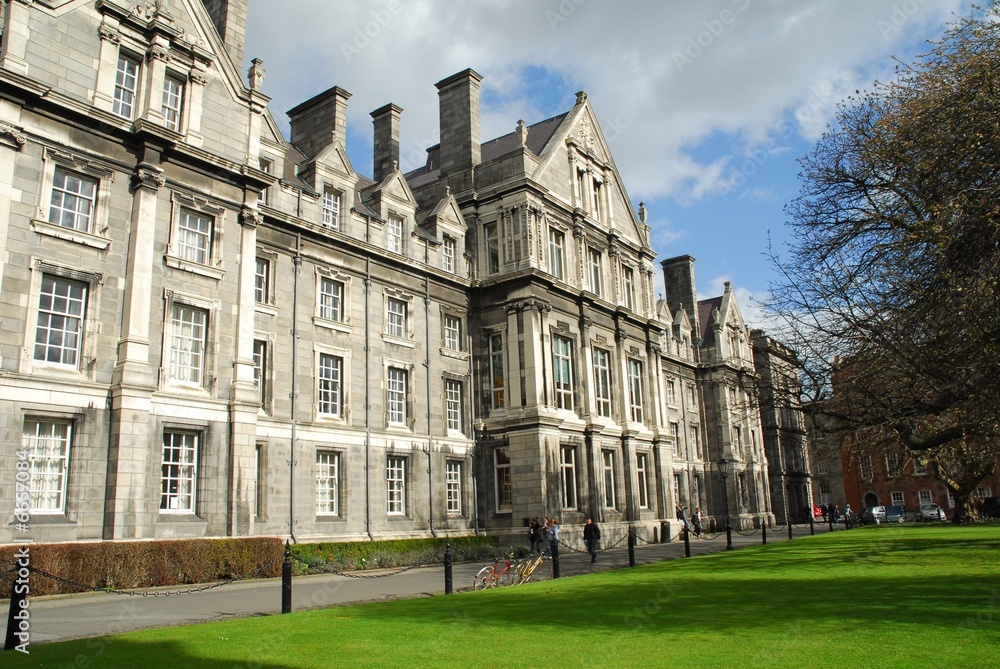 Dublin,Trinity College3, Parliament Square; (Oregon maple 1827)
