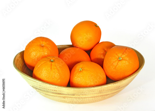 Orange in bowl