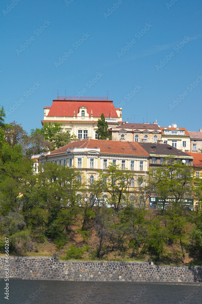 Obraz premium roofs in prague