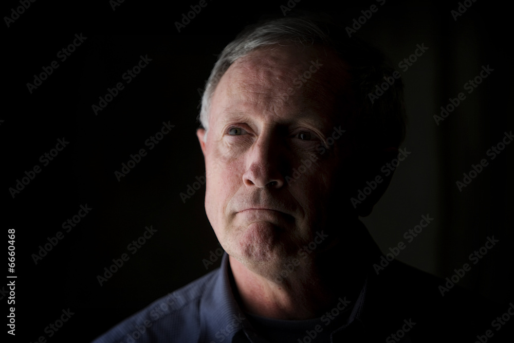 Old Man reflecting on the past Old Man reflecting on the past