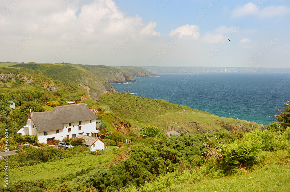 Fototapeta premium Thatched Cottages