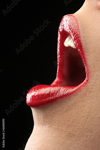 opened mouth