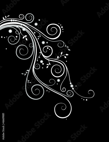 Abstract Floral Design