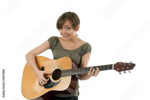 girl with the guitar