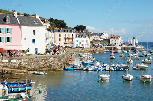 Sauzon, port