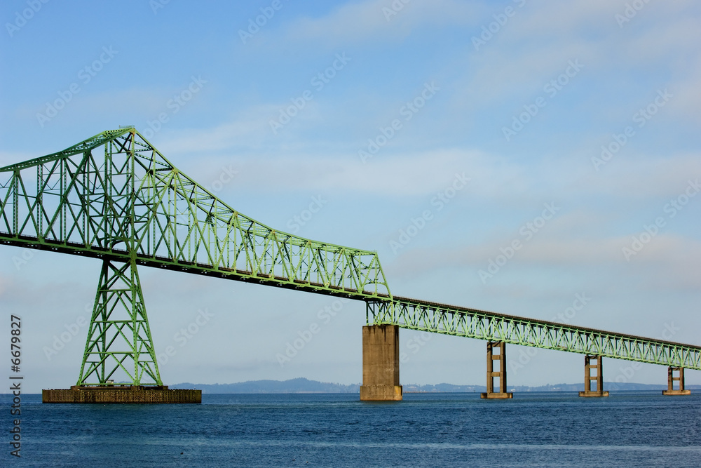 Obraz premium Astoria bridge over Columbia river, Oregon