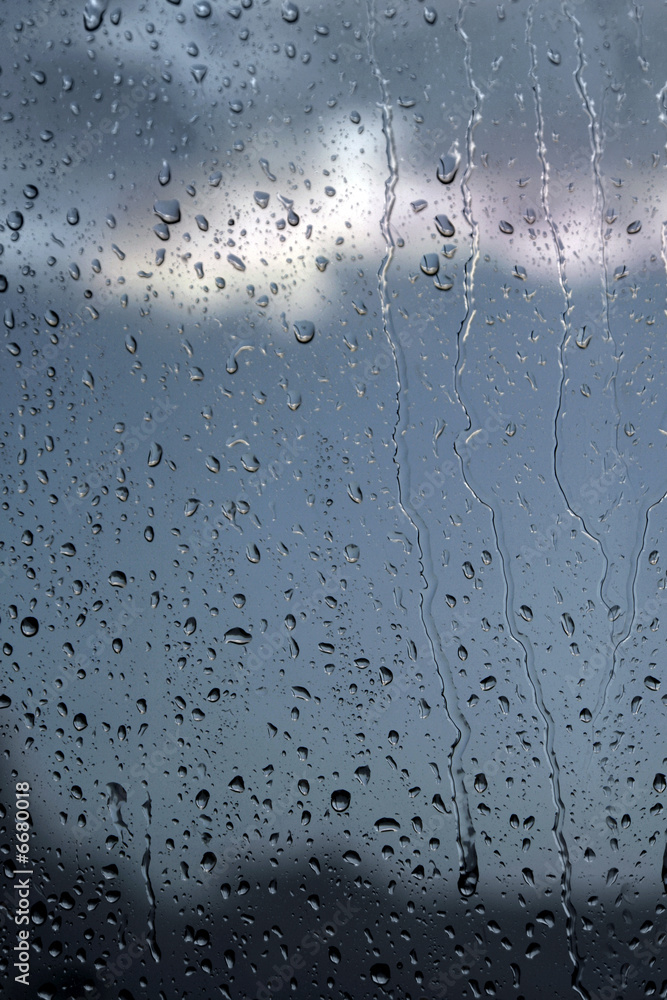 Fotografie blue sky with rain