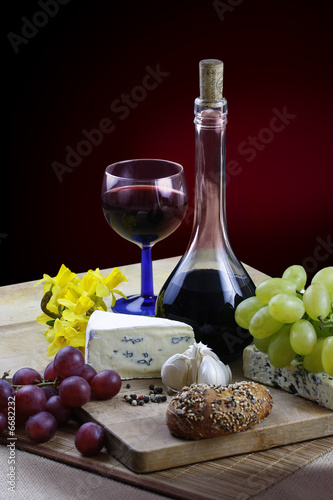 Wine and cheese
