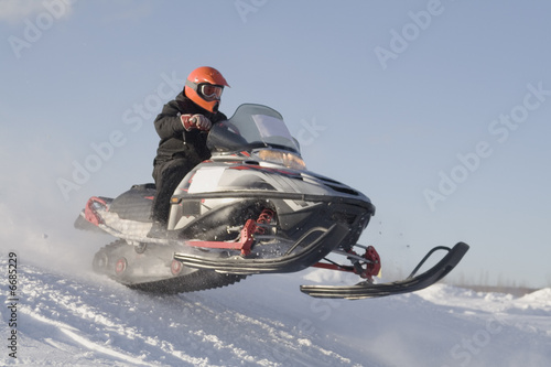 Snowmobiling