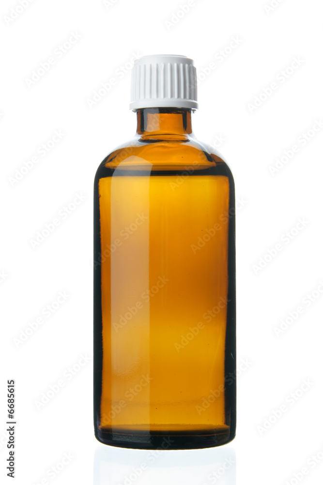 Small bottle with drug Small bottle with drug
