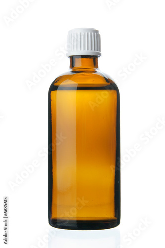 Small bottle with drug