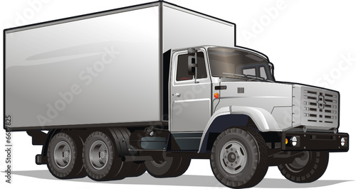 Vector Delivery/Cargo Heavy Truck