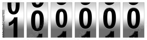 100,000 Black Odometer