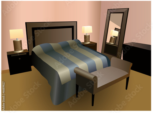 bedroom vector