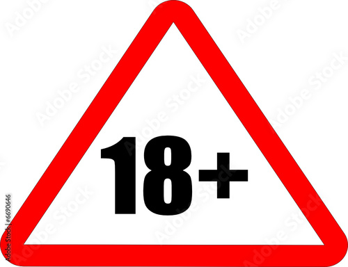 TriangleSign18+
