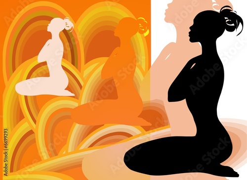 Yoga Female Silhouette