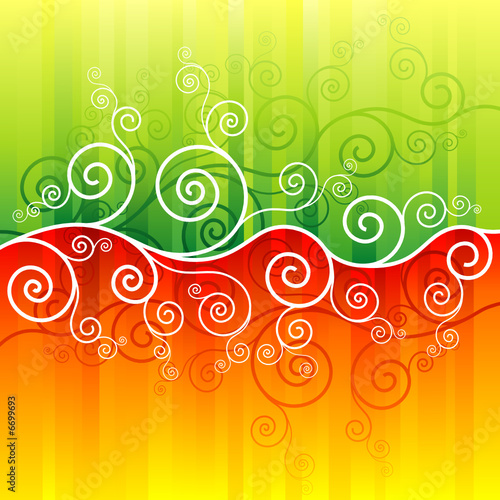 vector of spring and summer abstract background