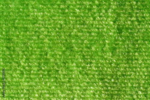 Green glossy fabric