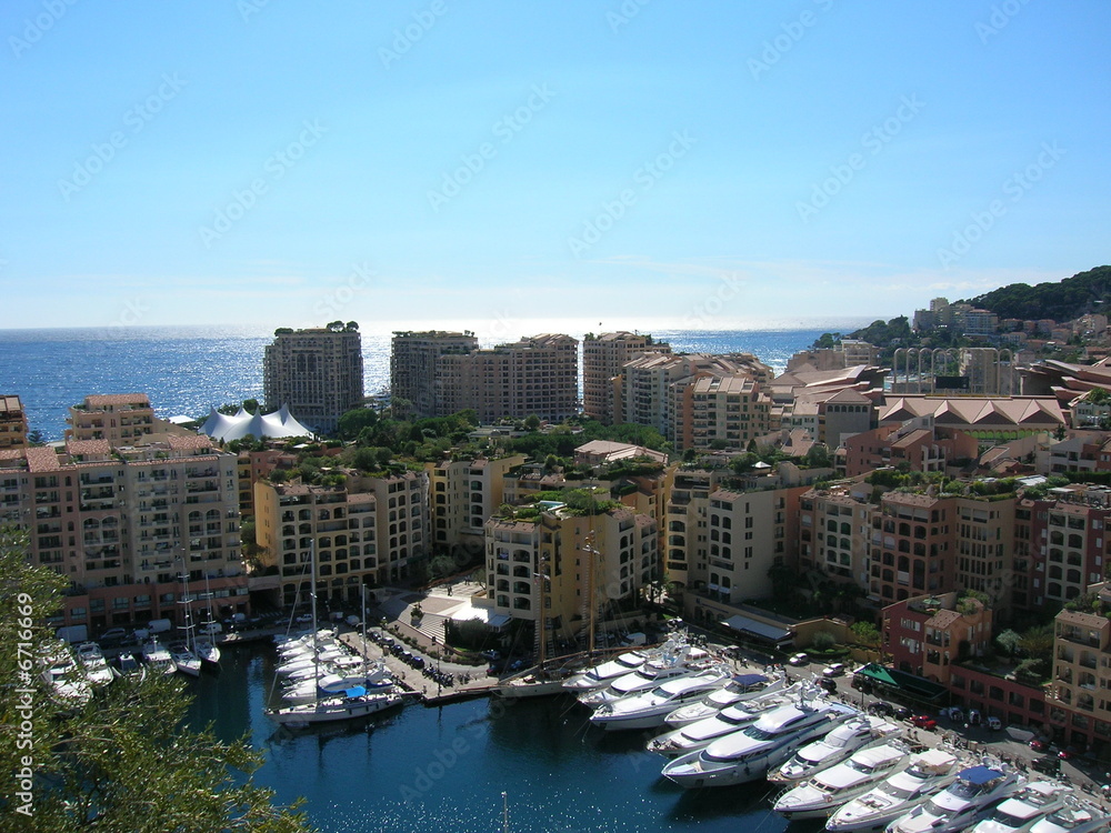Monaco vom Schlosshügel