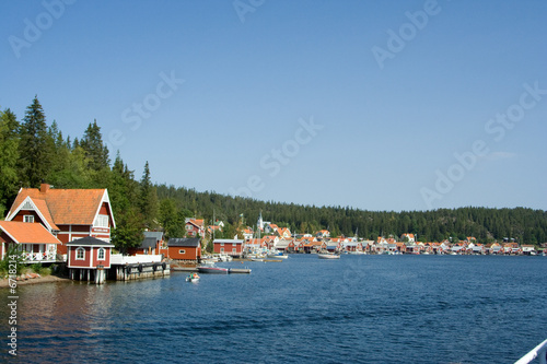 Der Sund vor der Insel Ulvön in Schweden