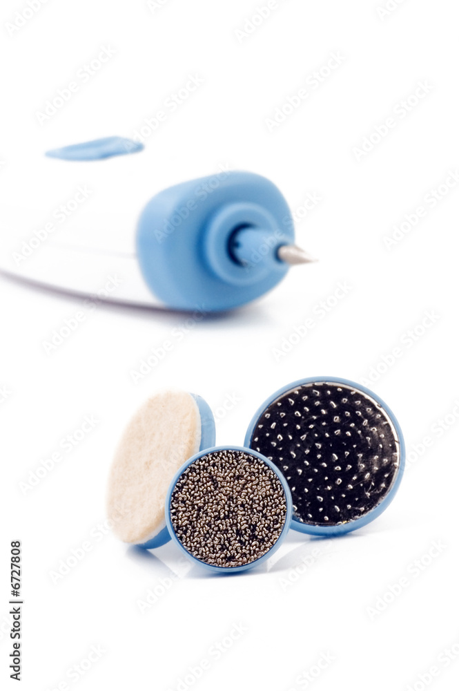 set of manicure isolated on white. set of manicure isolated on white.